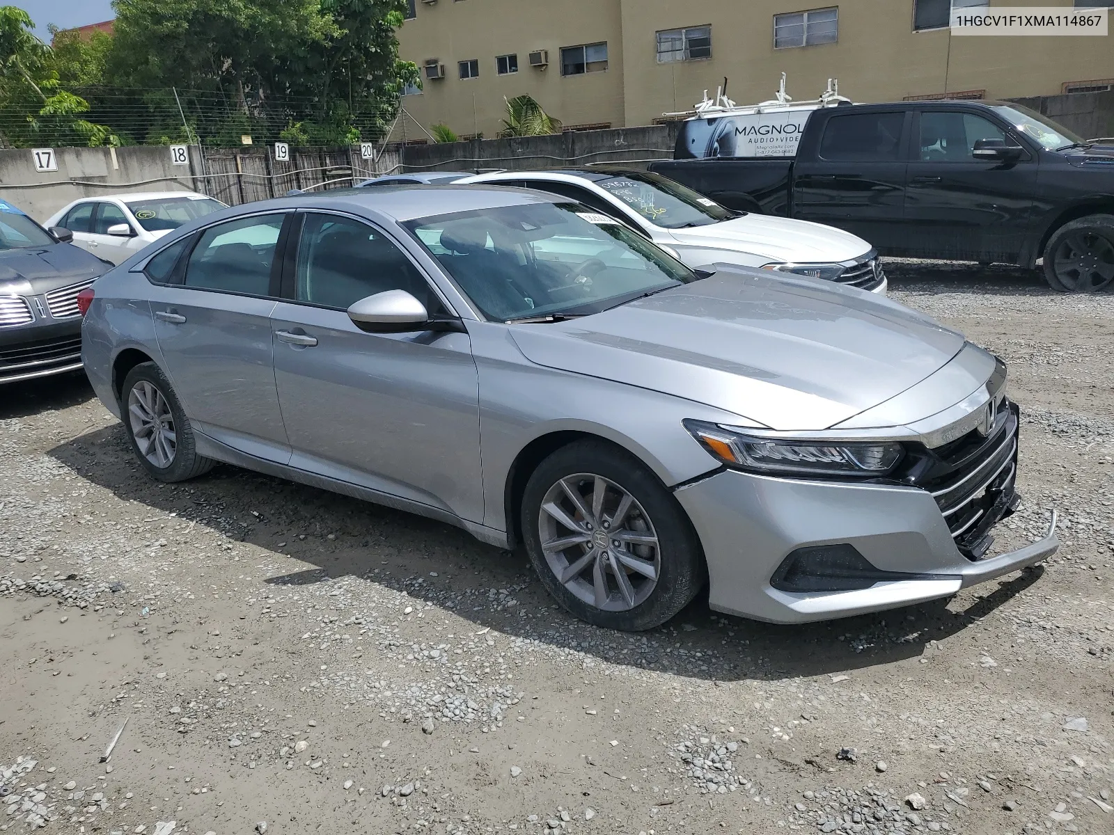 2021 Honda Accord Lx VIN: 1HGCV1F1XMA114867 Lot: 68262204