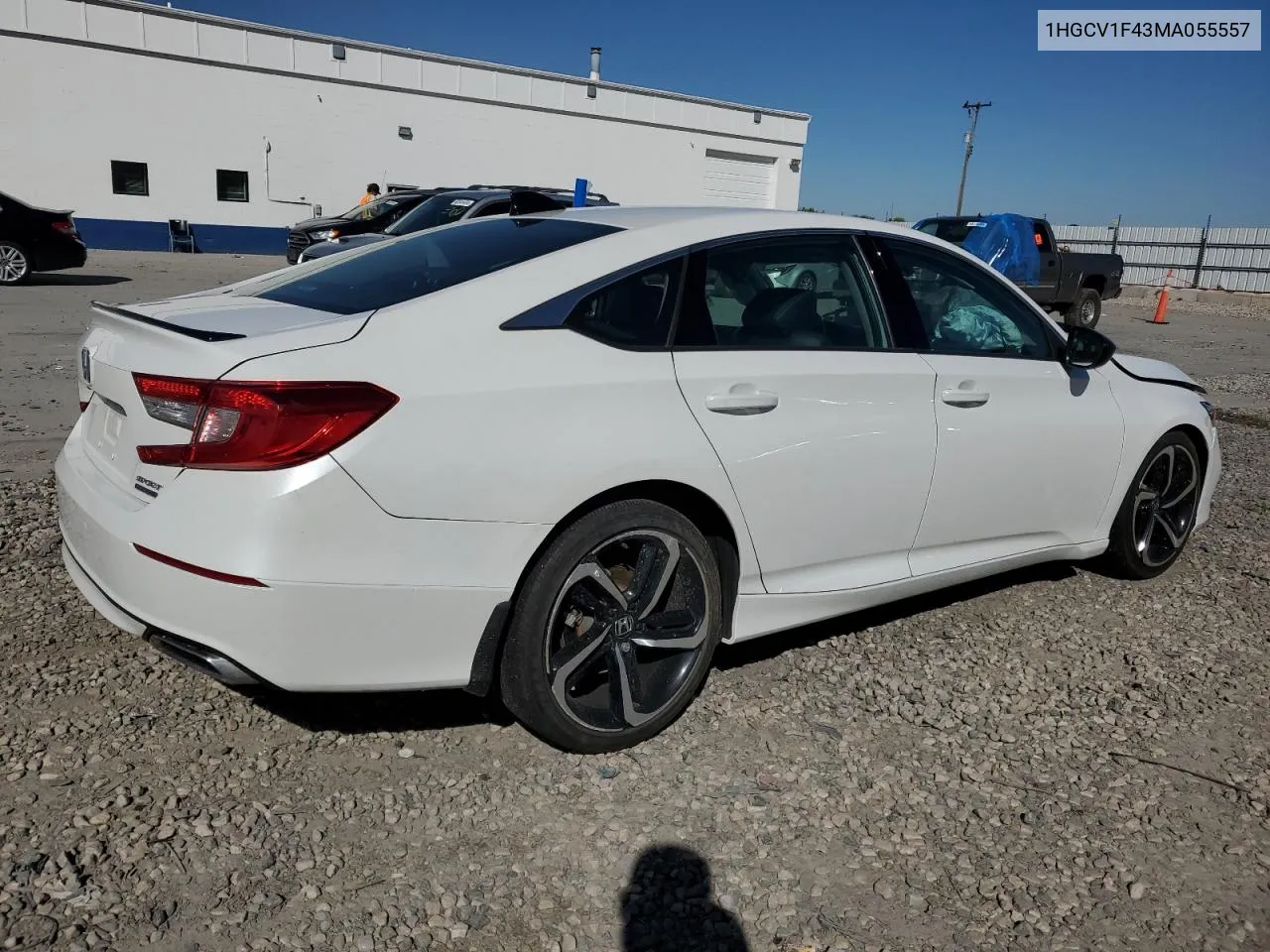 2021 Honda Accord Sport Se VIN: 1HGCV1F43MA055557 Lot: 68305464