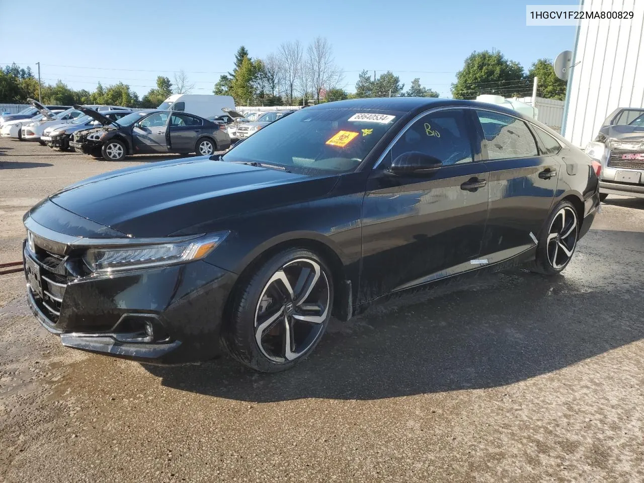 2021 Honda Accord Se VIN: 1HGCV1F22MA800829 Lot: 68640534