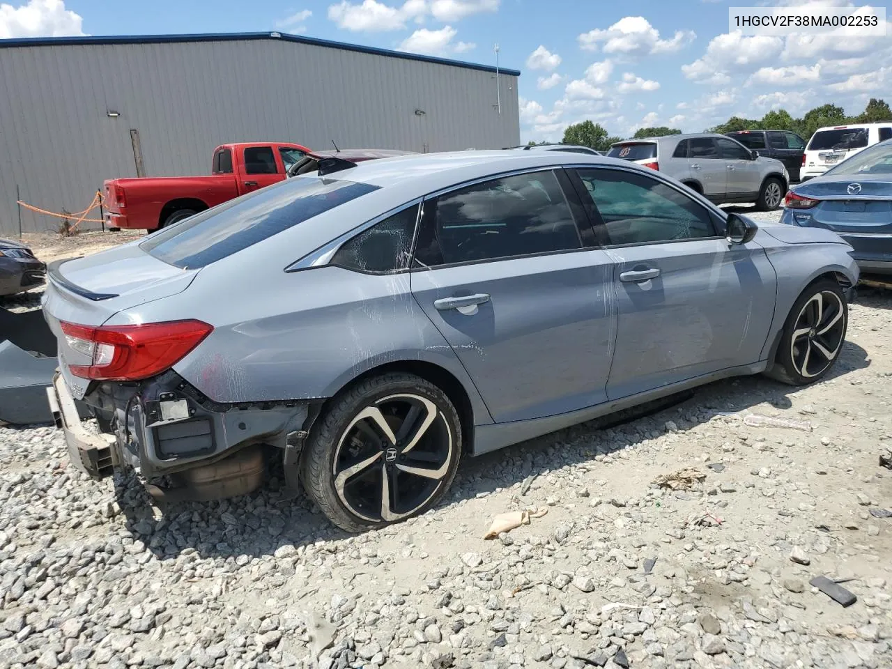 2021 Honda Accord Sport VIN: 1HGCV2F38MA002253 Lot: 68917464