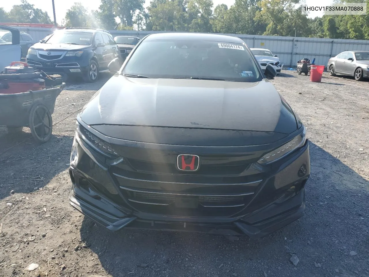 2021 Honda Accord Sport VIN: 1HGCV1F33MA070888 Lot: 69004174