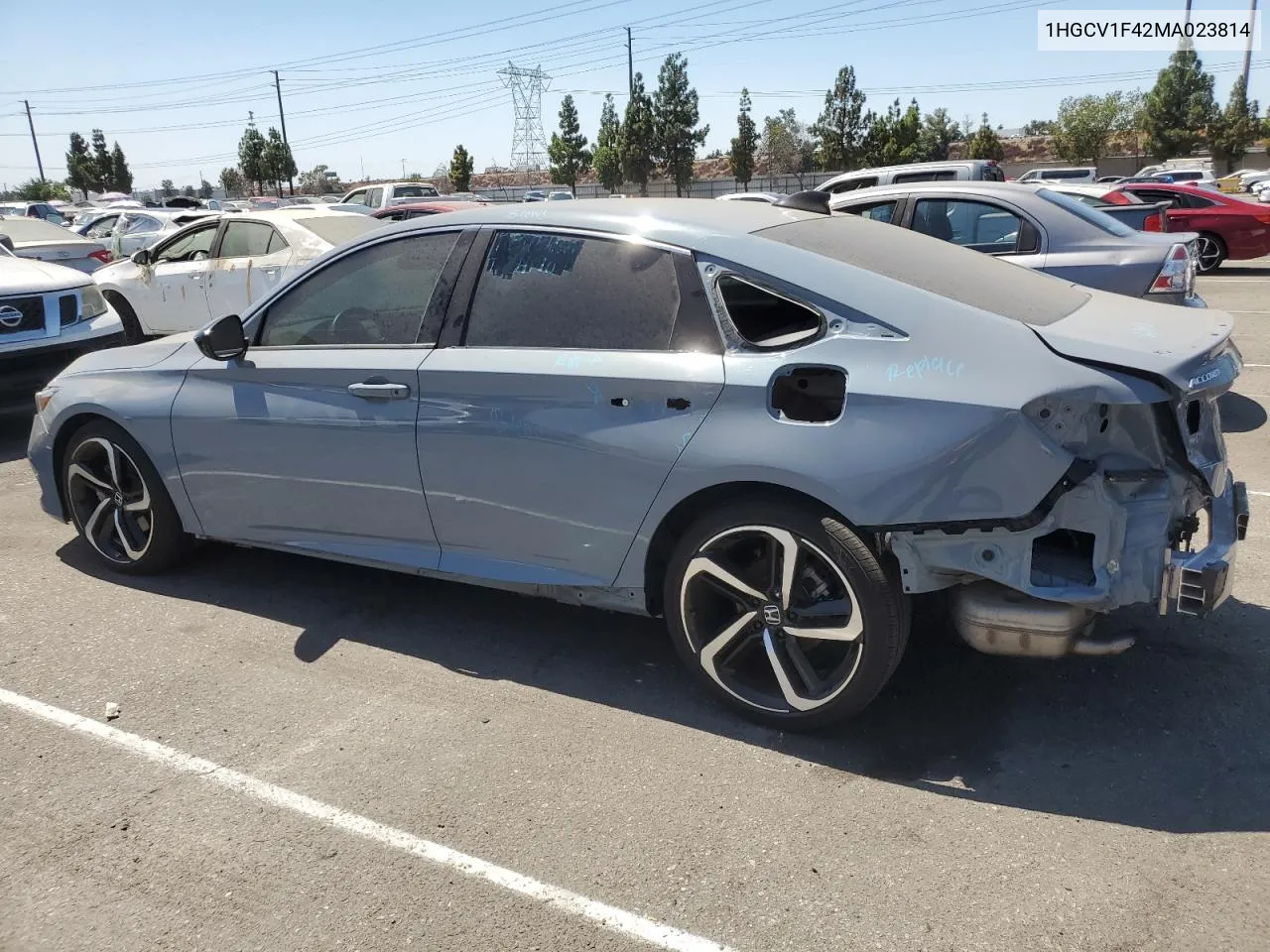 1HGCV1F42MA023814 2021 Honda Accord Sport Se