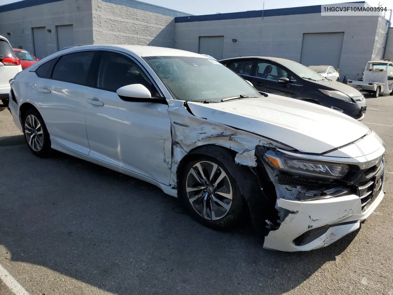 2021 Honda Accord Hybrid VIN: 1HGCV3F10MA003594 Lot: 69374684