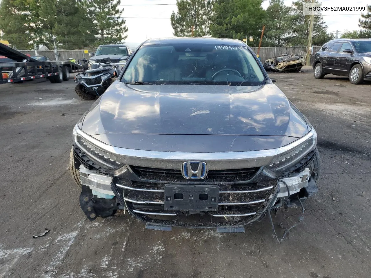 2021 Honda Accord Hybrid Exl VIN: 1HGCV3F52MA021999 Lot: 69503174