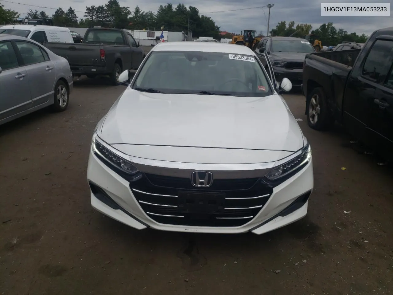 2021 Honda Accord Lx VIN: 1HGCV1F13MA053233 Lot: 69533384