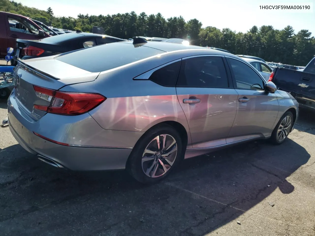 2021 Honda Accord Hybrid Exl VIN: 1HGCV3F59MA006190 Lot: 69540734