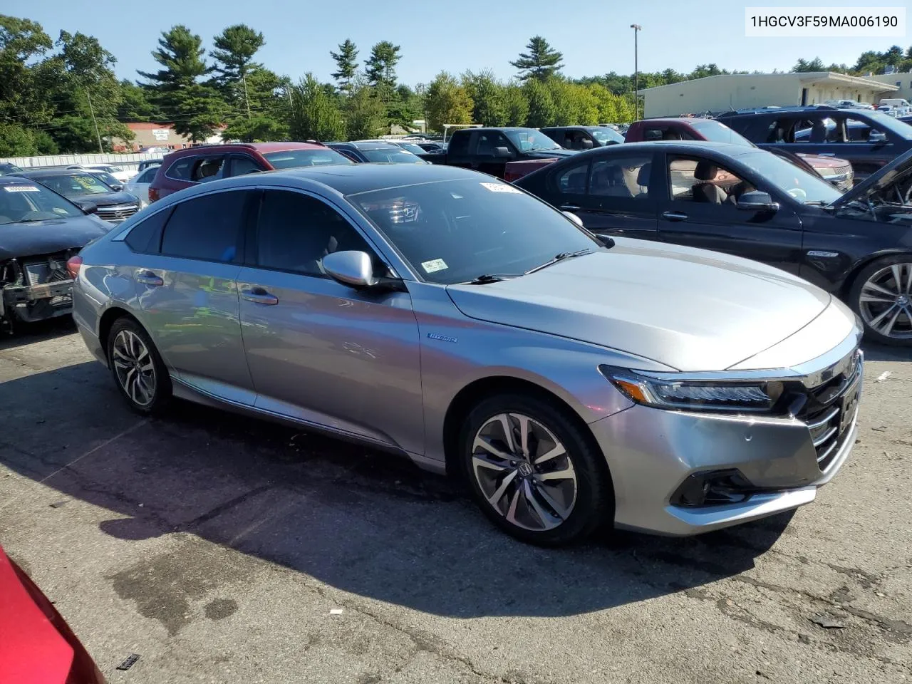 2021 Honda Accord Hybrid Exl VIN: 1HGCV3F59MA006190 Lot: 69540734