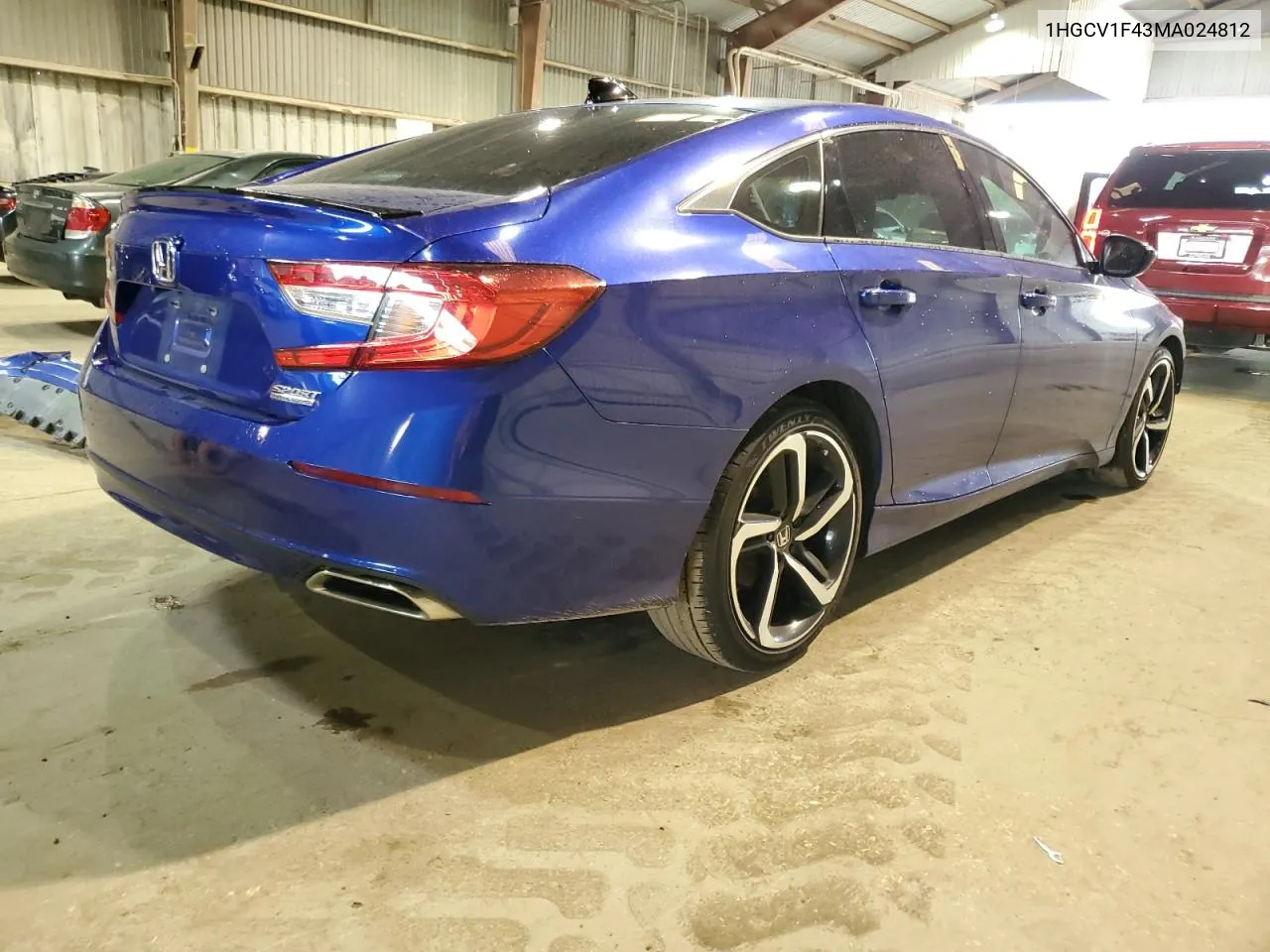 2021 Honda Accord Sport Se VIN: 1HGCV1F43MA024812 Lot: 69576004