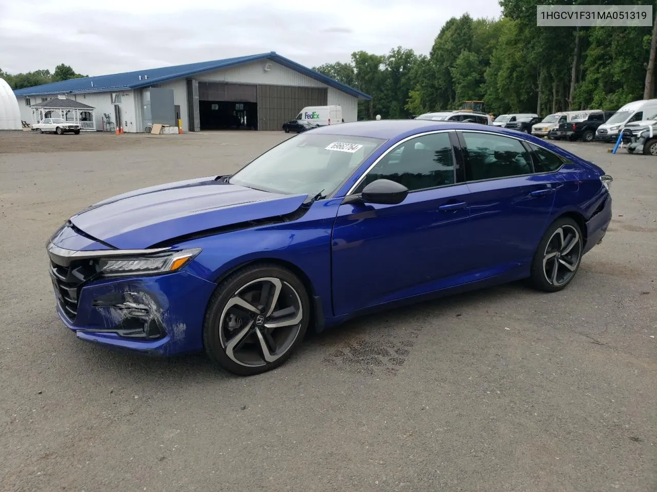 2021 Honda Accord Sport VIN: 1HGCV1F31MA051319 Lot: 69662764