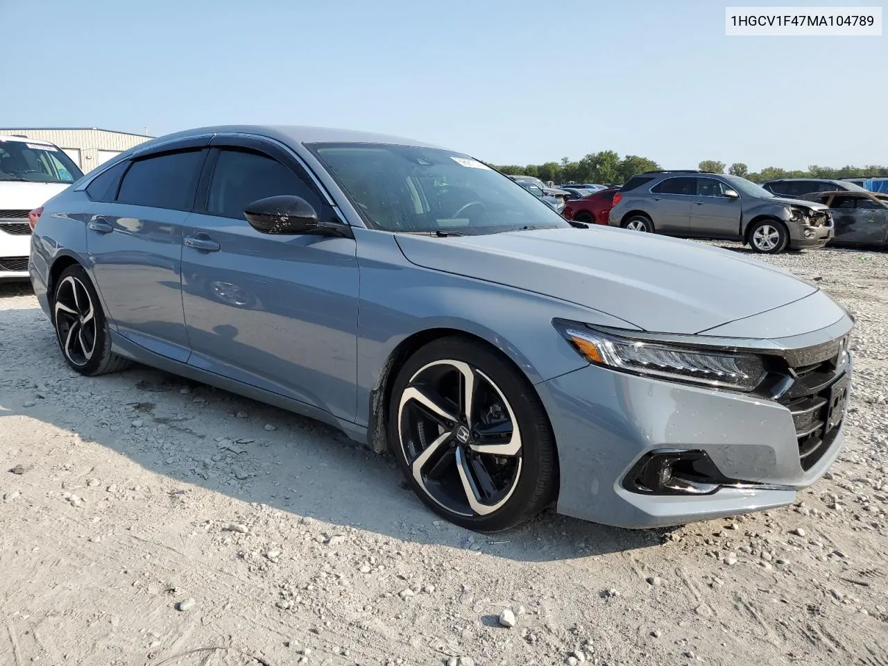 2021 Honda Accord Sport Se VIN: 1HGCV1F47MA104789 Lot: 69691014