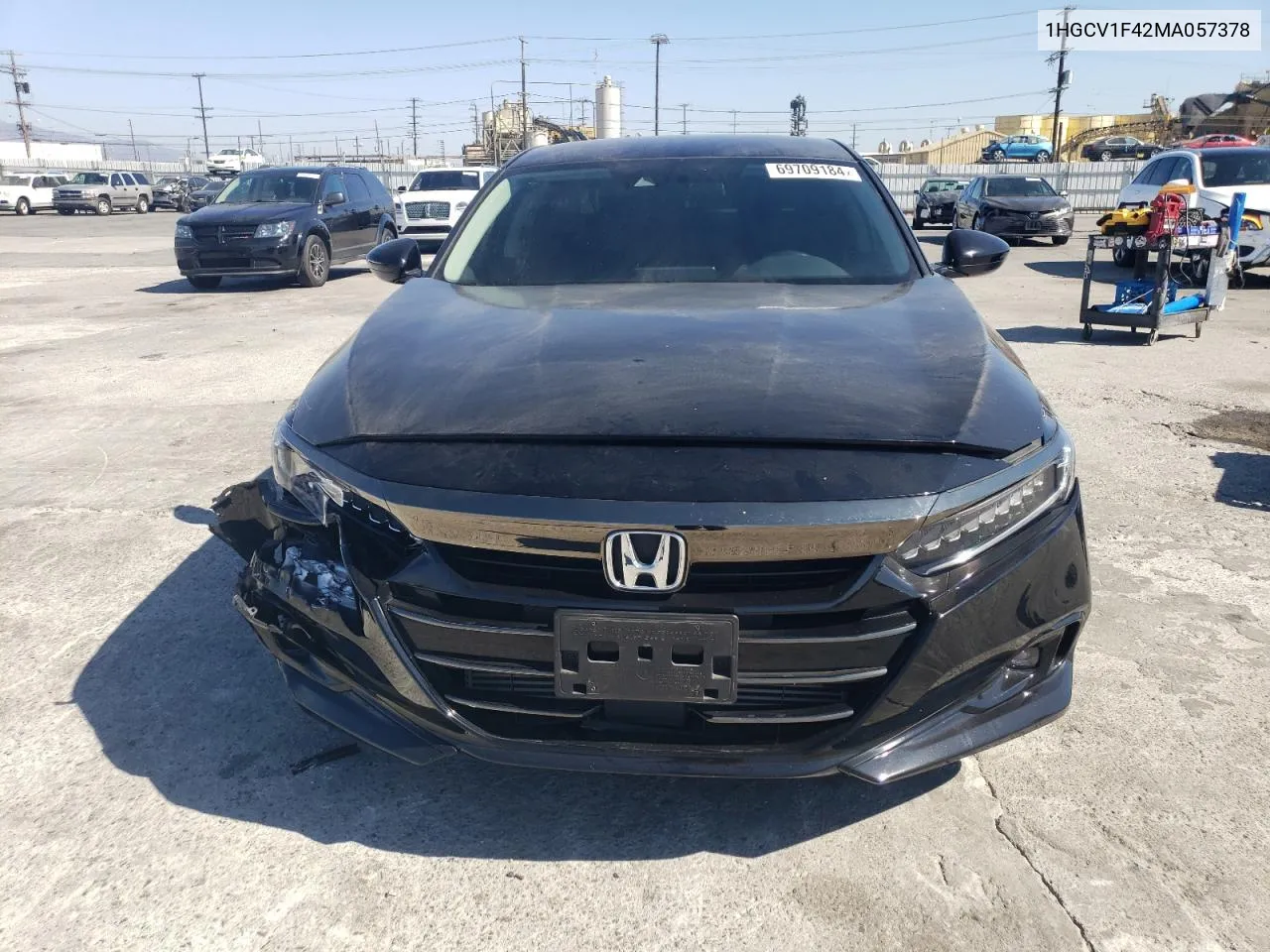 2021 Honda Accord Sport Se VIN: 1HGCV1F42MA057378 Lot: 69709184