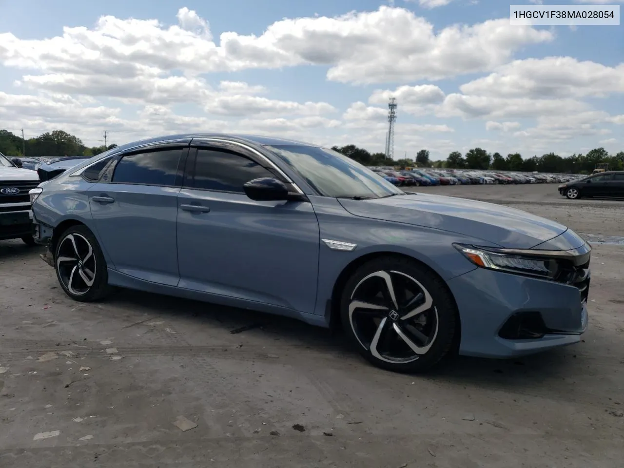 2021 Honda Accord Sport VIN: 1HGCV1F38MA028054 Lot: 70165704