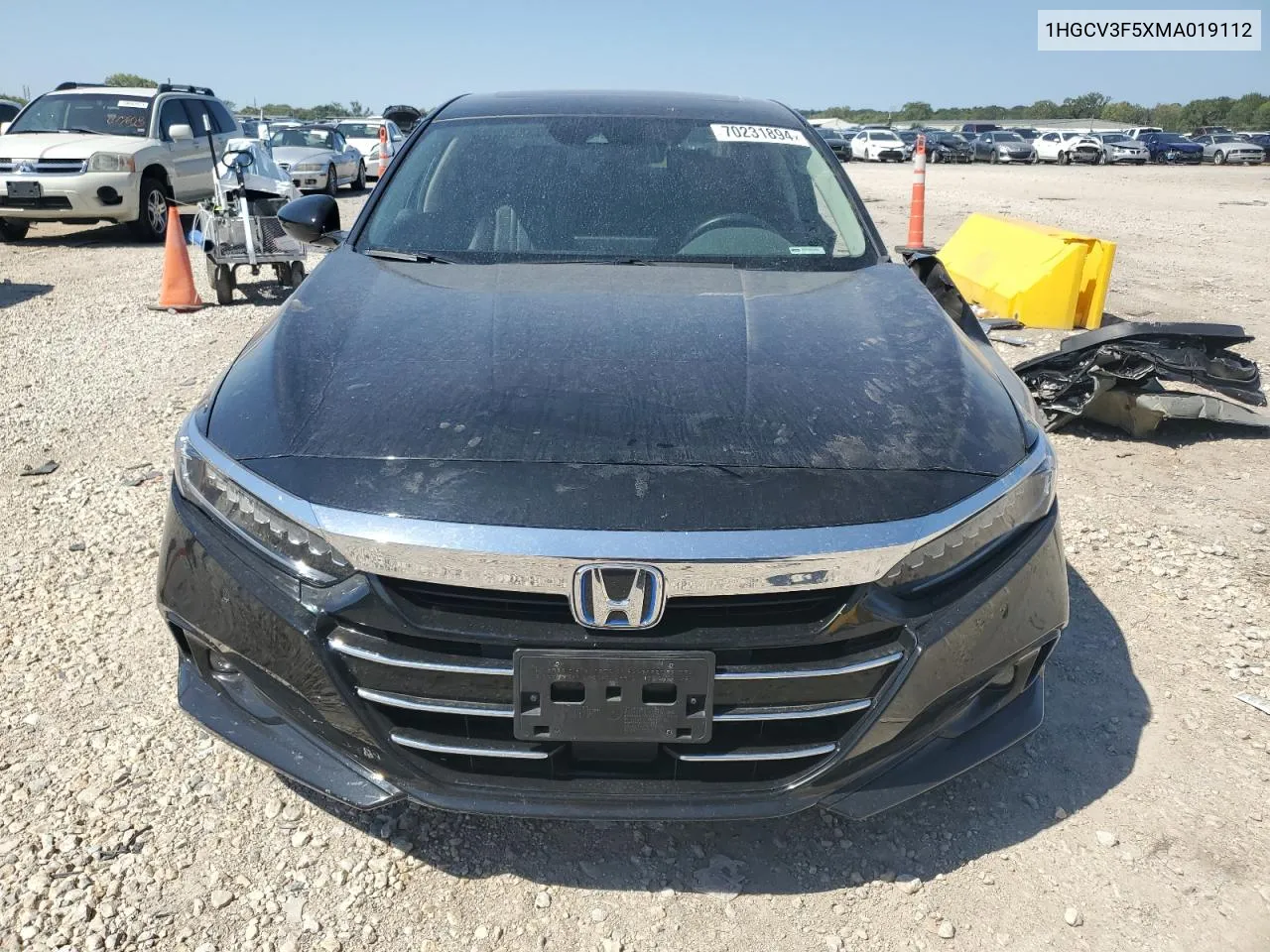 1HGCV3F5XMA019112 2021 Honda Accord Hybrid Exl