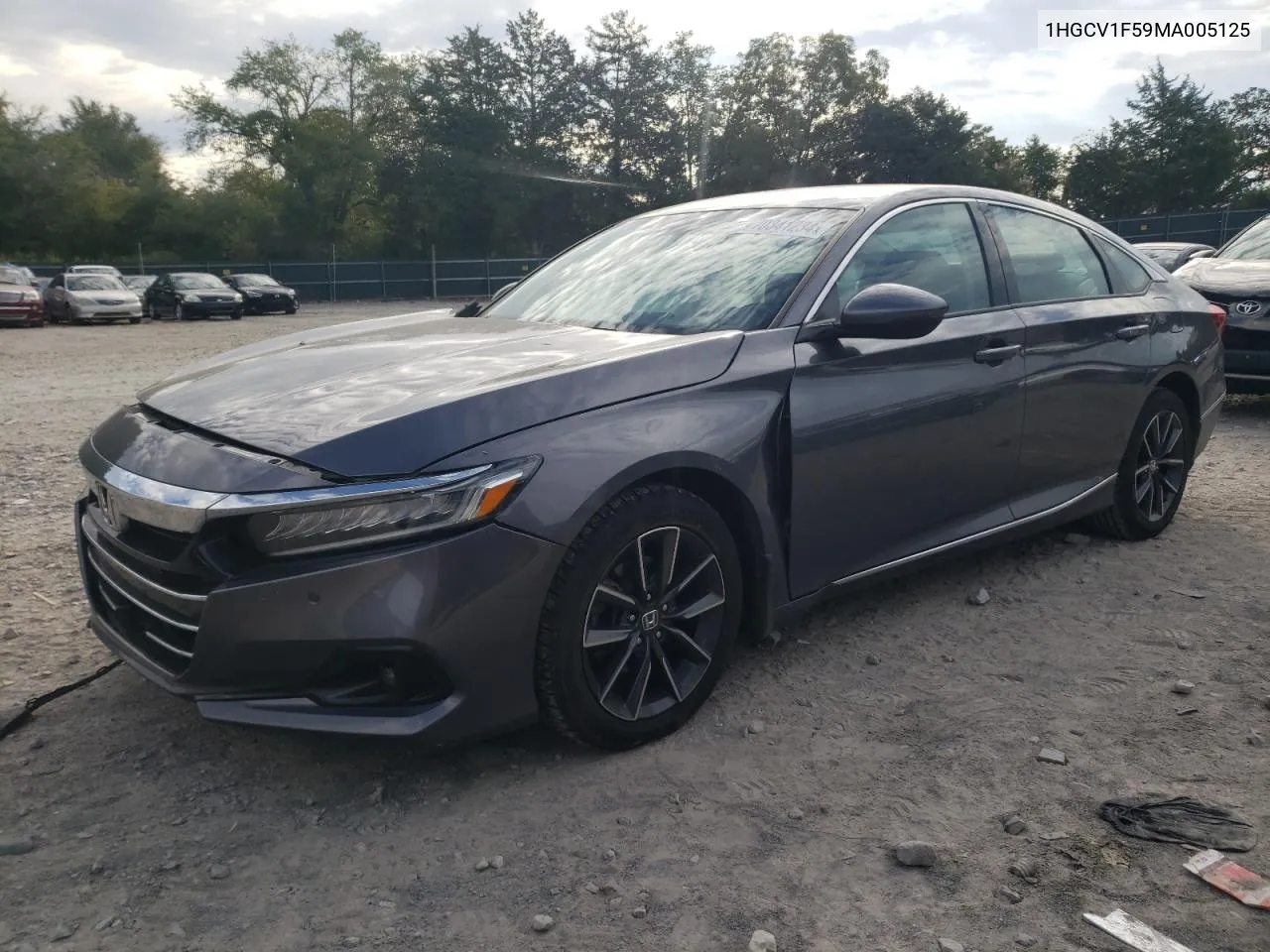 2021 Honda Accord Exl VIN: 1HGCV1F59MA005125 Lot: 70341234