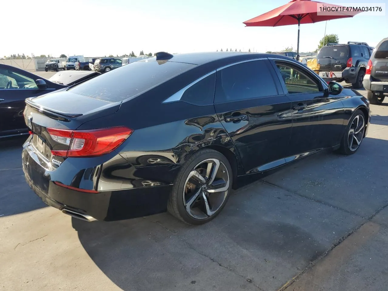 2021 Honda Accord Sport Se VIN: 1HGCV1F47MA034176 Lot: 70437164