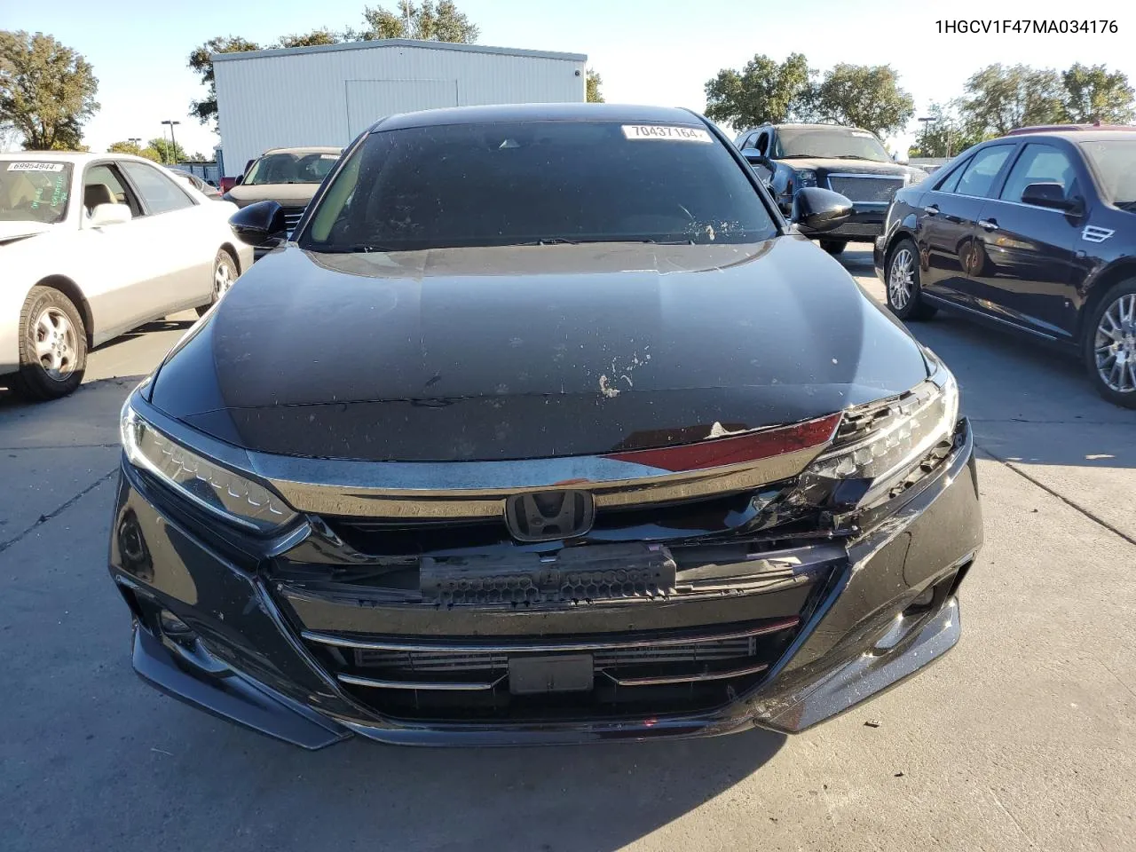 2021 Honda Accord Sport Se VIN: 1HGCV1F47MA034176 Lot: 70437164