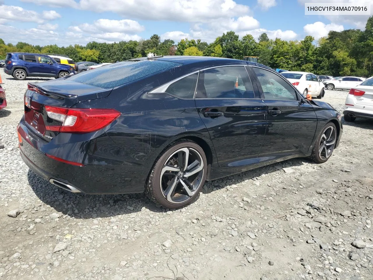 2021 Honda Accord Sport VIN: 1HGCV1F34MA070916 Lot: 70465214