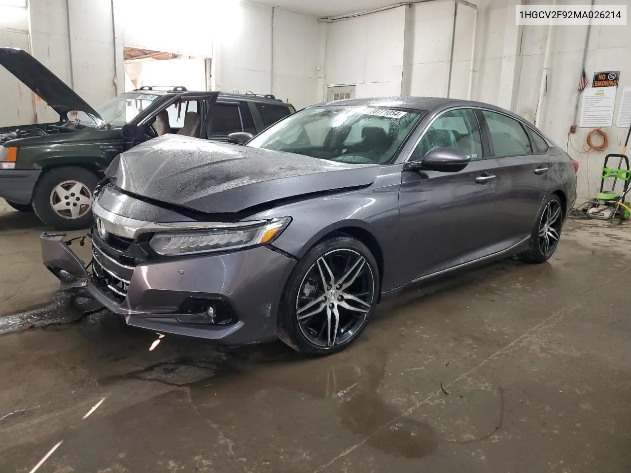 2021 Honda Accord Touring VIN: 1HGCV2F92MA026214 Lot: 70771054