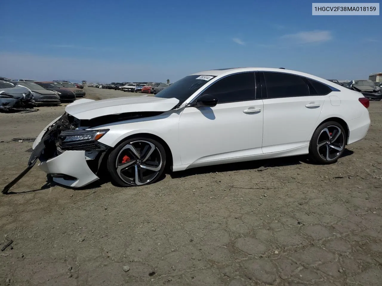 2021 Honda Accord Sport VIN: 1HGCV2F38MA018159 Lot: 70929344