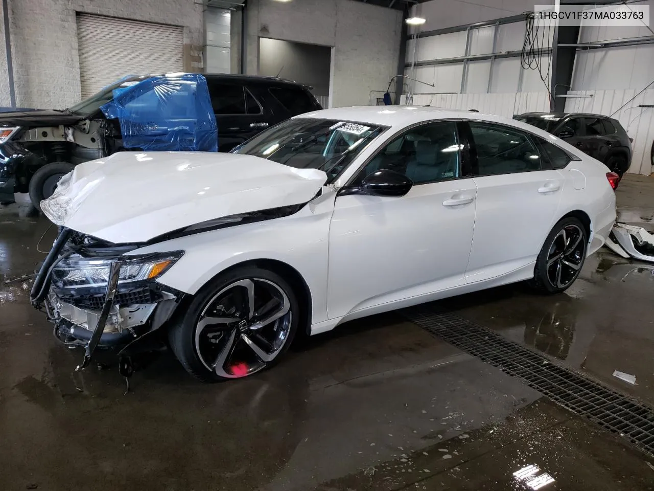 2021 Honda Accord Sport VIN: 1HGCV1F37MA033763 Lot: 70955054