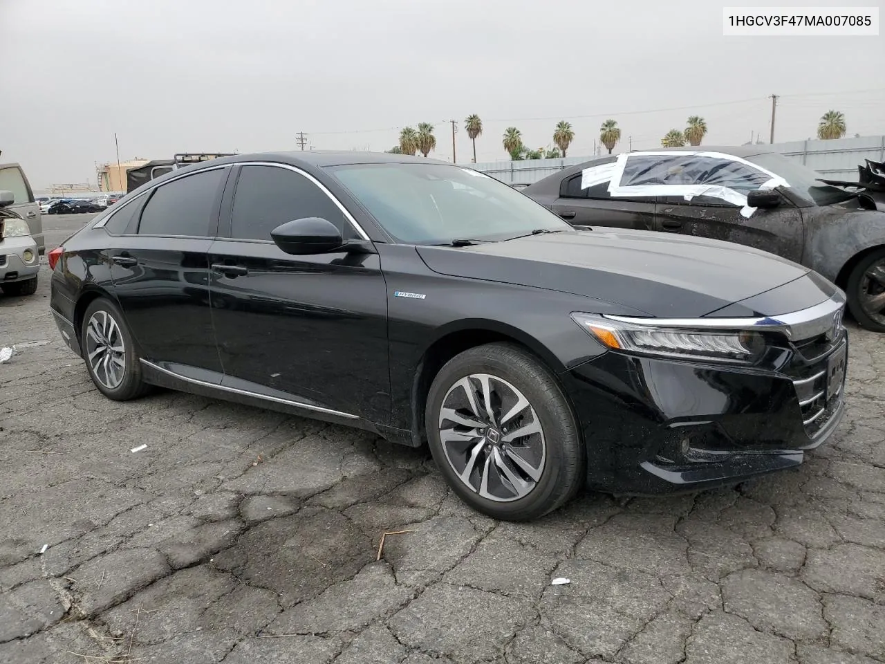 2021 Honda Accord Hybrid Ex VIN: 1HGCV3F47MA007085 Lot: 71091474