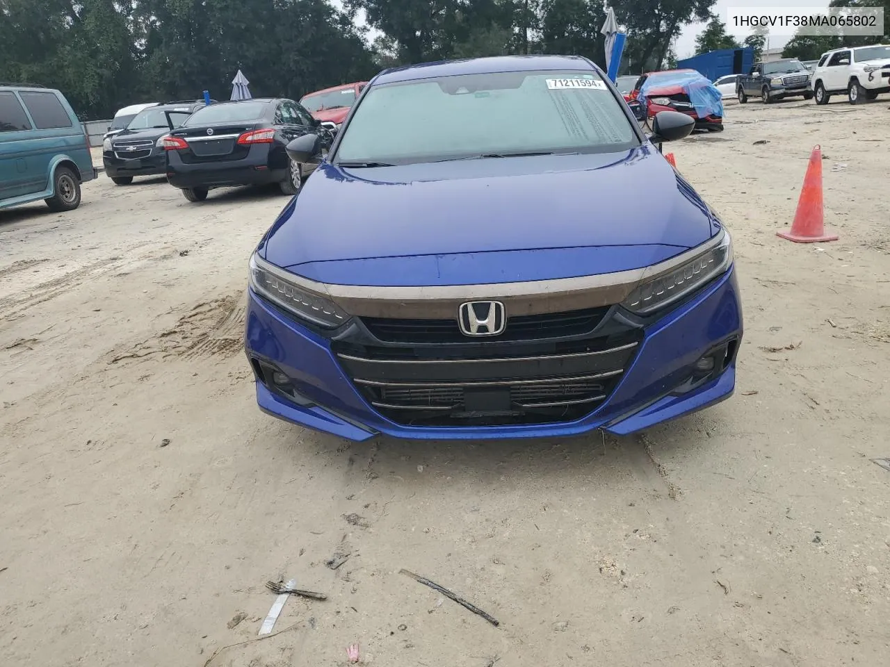 1HGCV1F38MA065802 2021 Honda Accord Sport