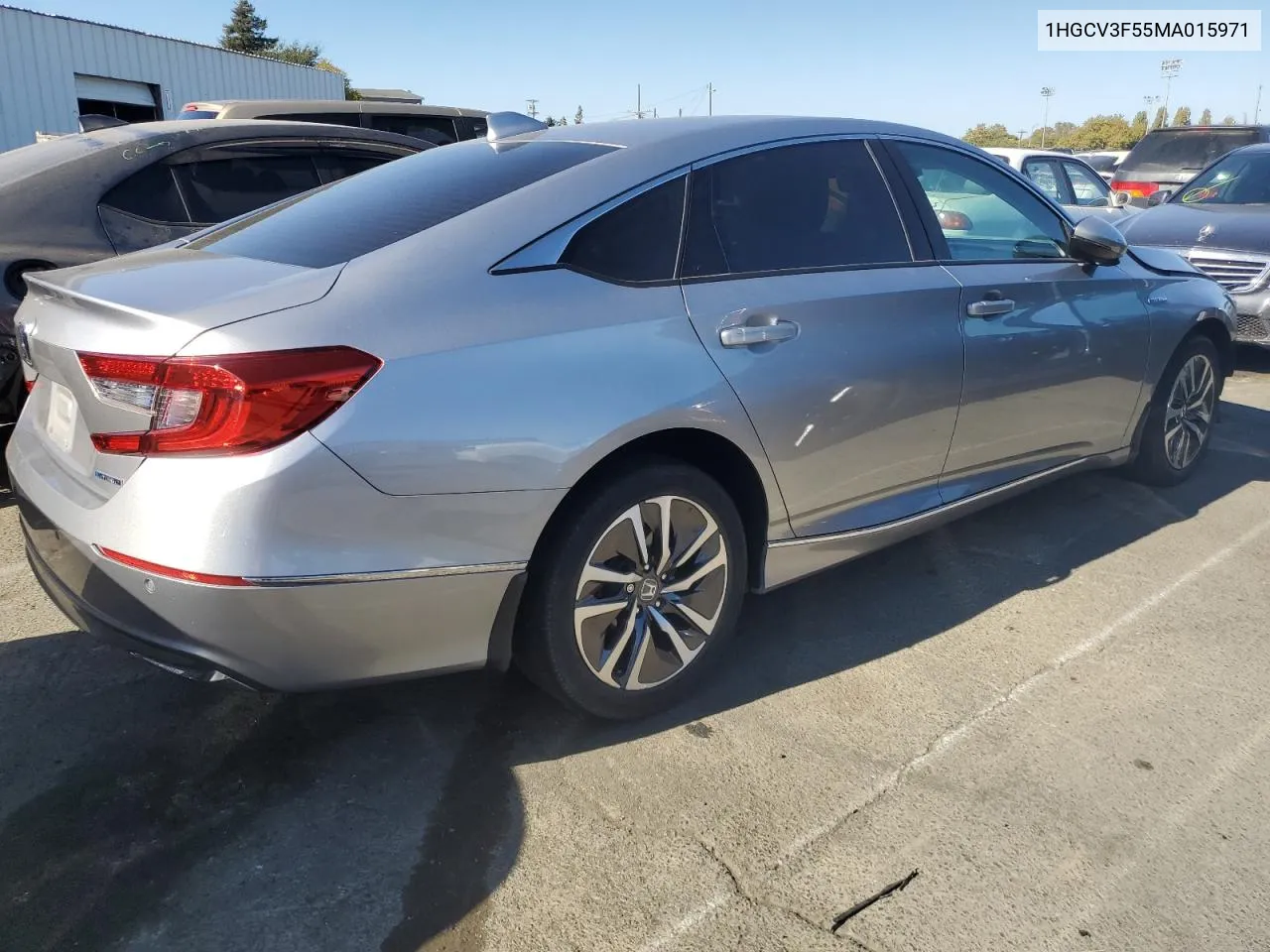 2021 Honda Accord Hybrid Exl VIN: 1HGCV3F55MA015971 Lot: 71422034