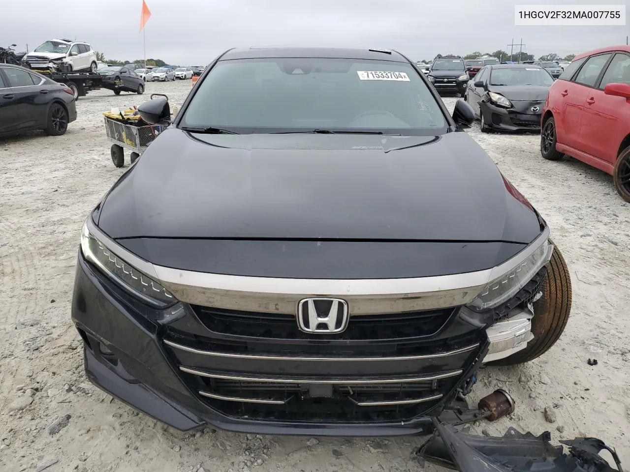 1HGCV2F32MA007755 2021 Honda Accord Sport