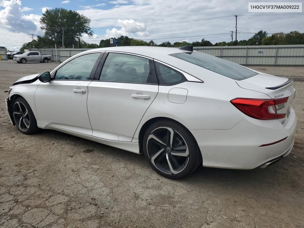 2021 Honda Accord Sport VIN: 1HGCV1F37MA009222 Lot: 71687204