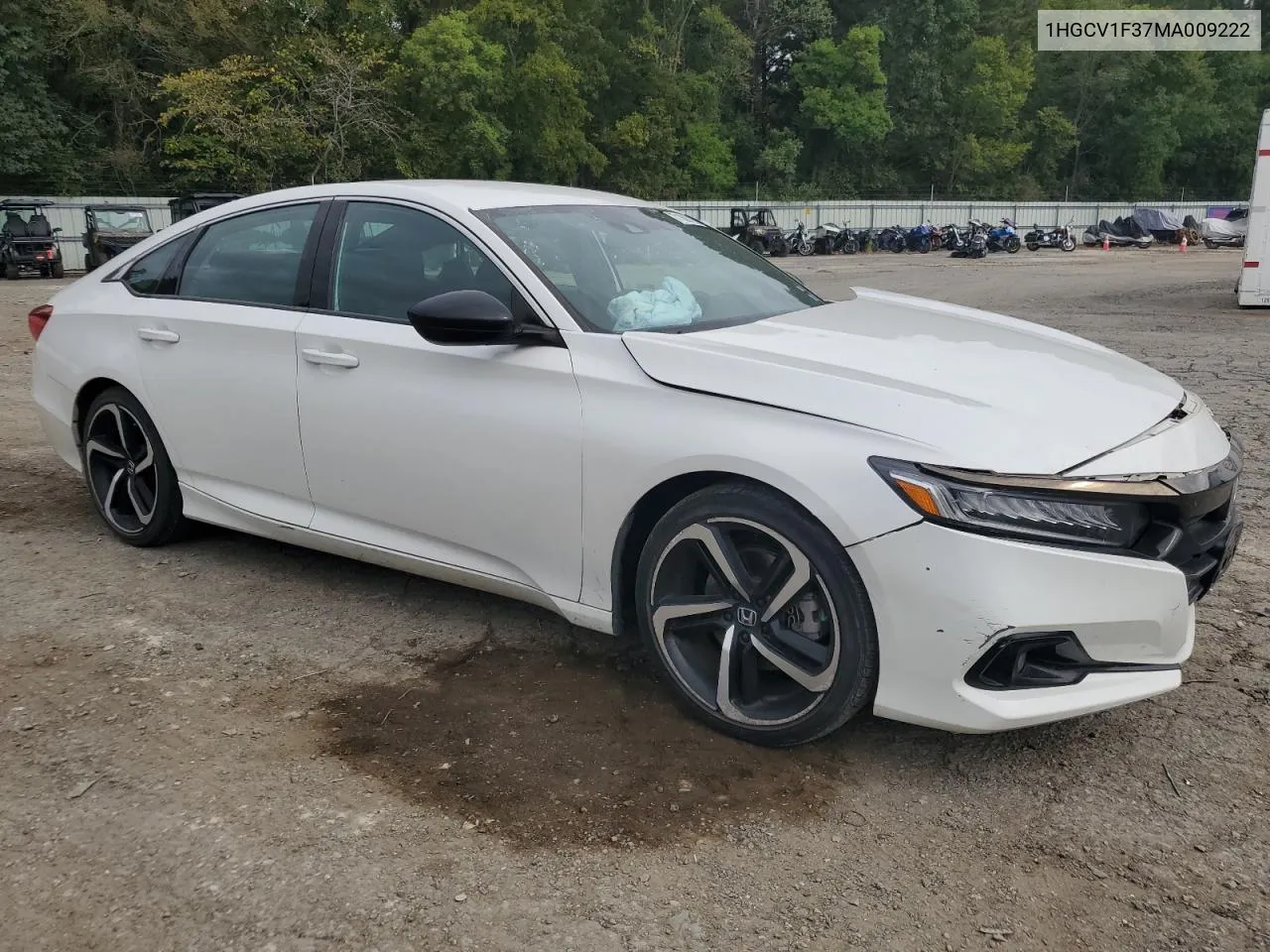 2021 Honda Accord Sport VIN: 1HGCV1F37MA009222 Lot: 71687204