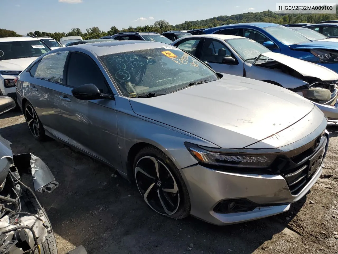 2021 Honda Accord Sport VIN: 1HGCV2F32MA009103 Lot: 71718904