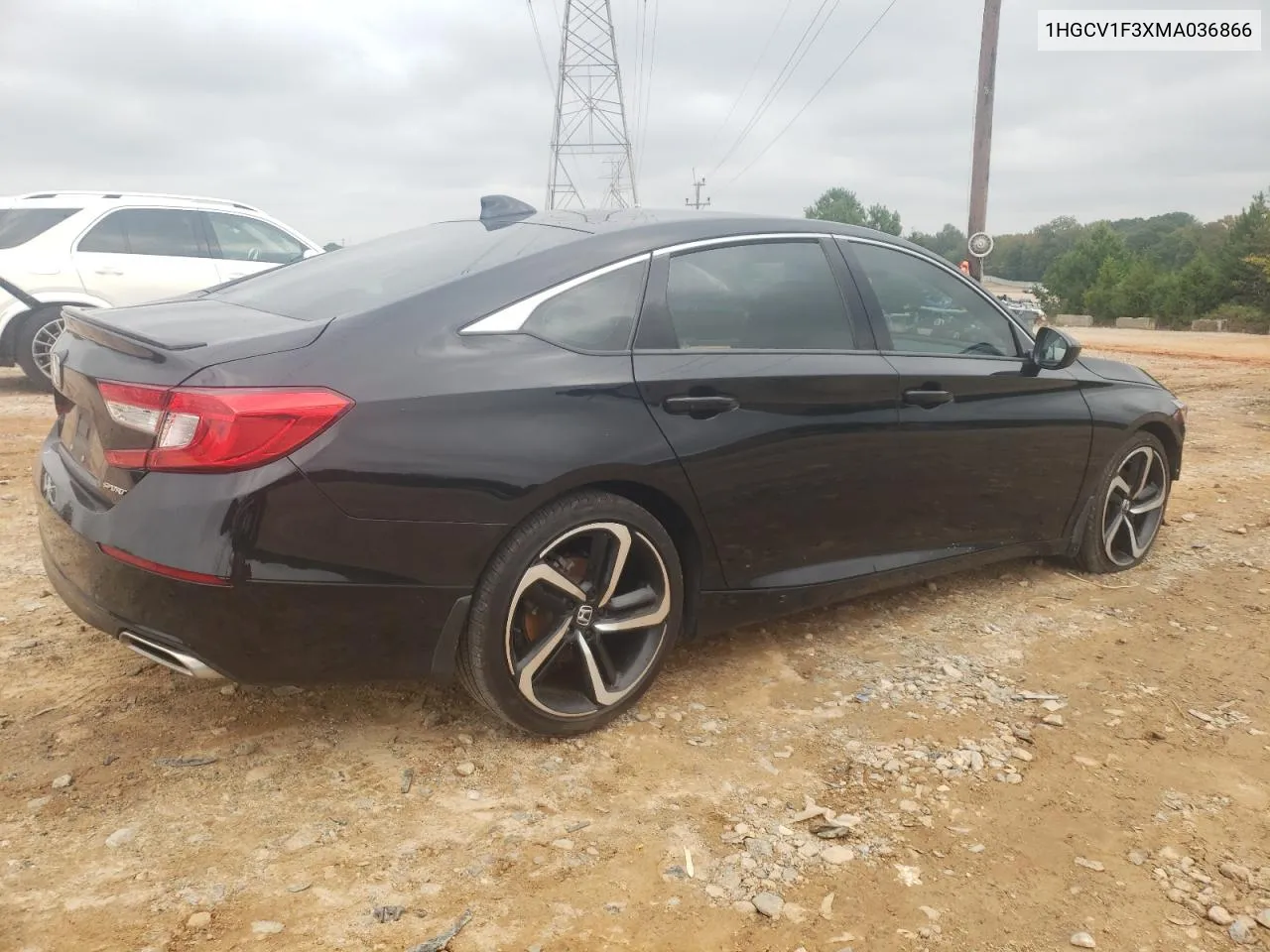 2021 Honda Accord Sport VIN: 1HGCV1F3XMA036866 Lot: 71834254