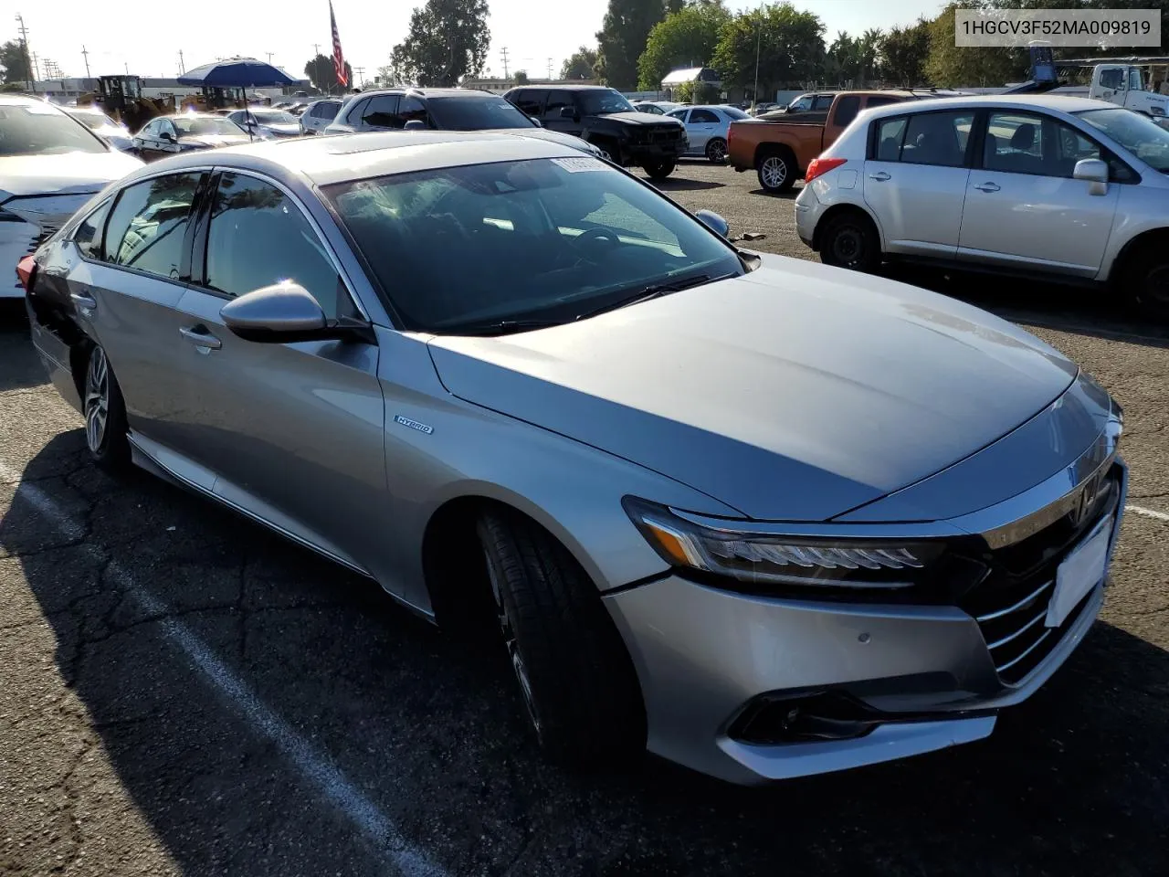 2021 Honda Accord Hybrid Exl VIN: 1HGCV3F52MA009819 Lot: 71856784