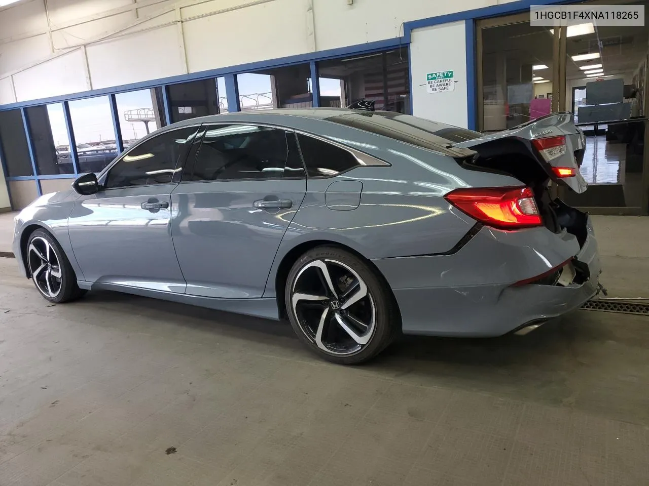 2021 Honda Accord VIN: 1HGCB1F4XNA118265 Lot: 71959374