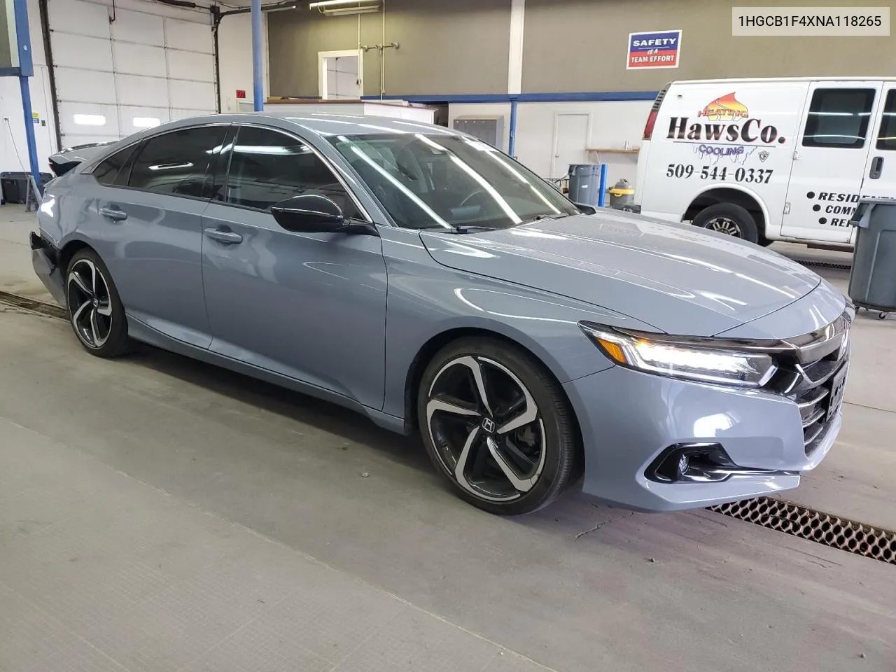 2021 Honda Accord VIN: 1HGCB1F4XNA118265 Lot: 71959374