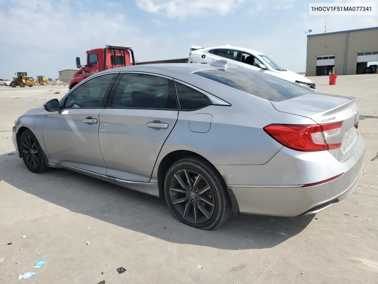 2021 Honda Accord Exl VIN: 1HGCV1F51MA077341 Lot: 72052654