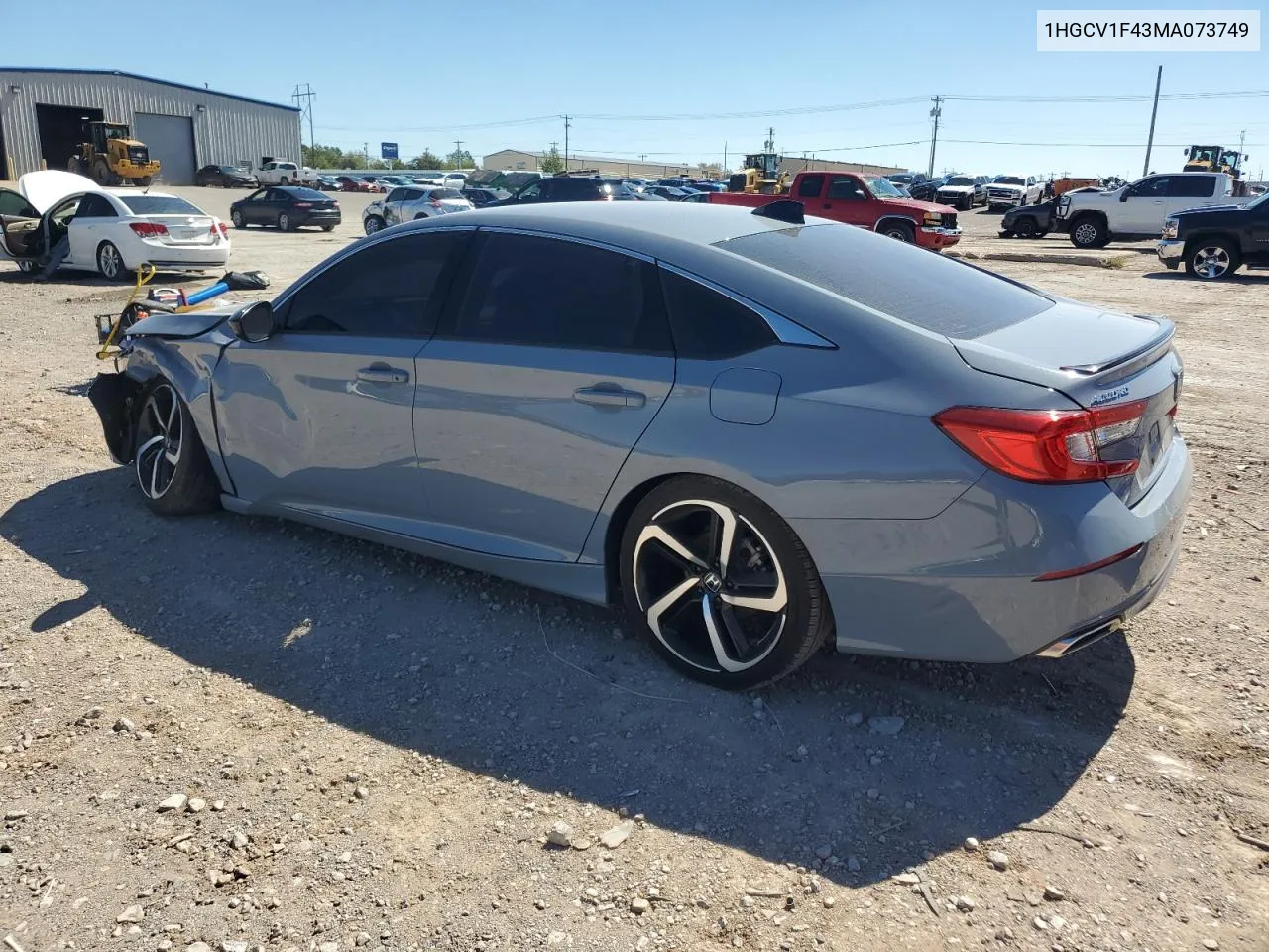 2021 Honda Accord Sport Se VIN: 1HGCV1F43MA073749 Lot: 72066284