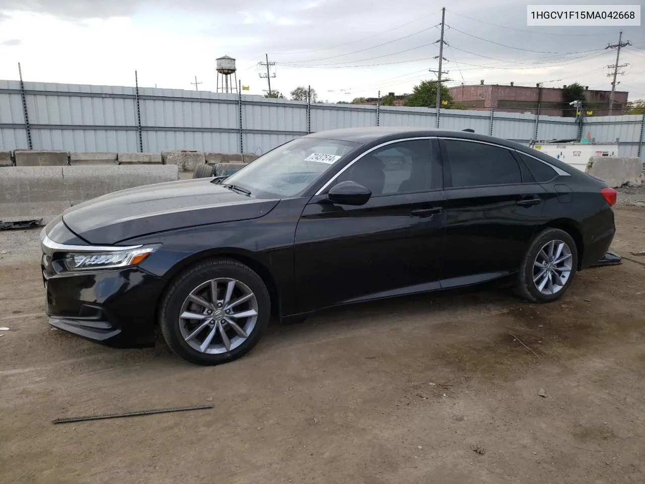 2021 Honda Accord Lx VIN: 1HGCV1F15MA042668 Lot: 72437514