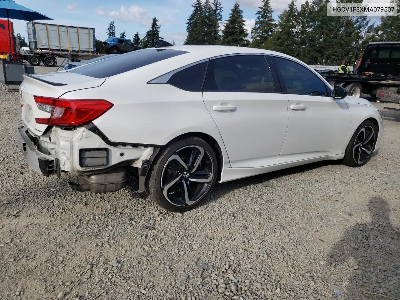 1HGCV1F3XMA079507 2021 Honda Accord Sport