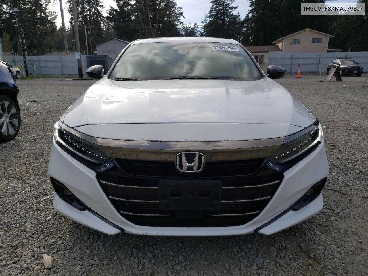 2021 Honda Accord Sport VIN: 1HGCV1F3XMA079507 Lot: 72569984