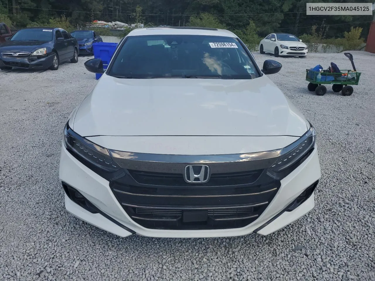 2021 Honda Accord Sport VIN: 1HGCV2F35MA045125 Lot: 72598154