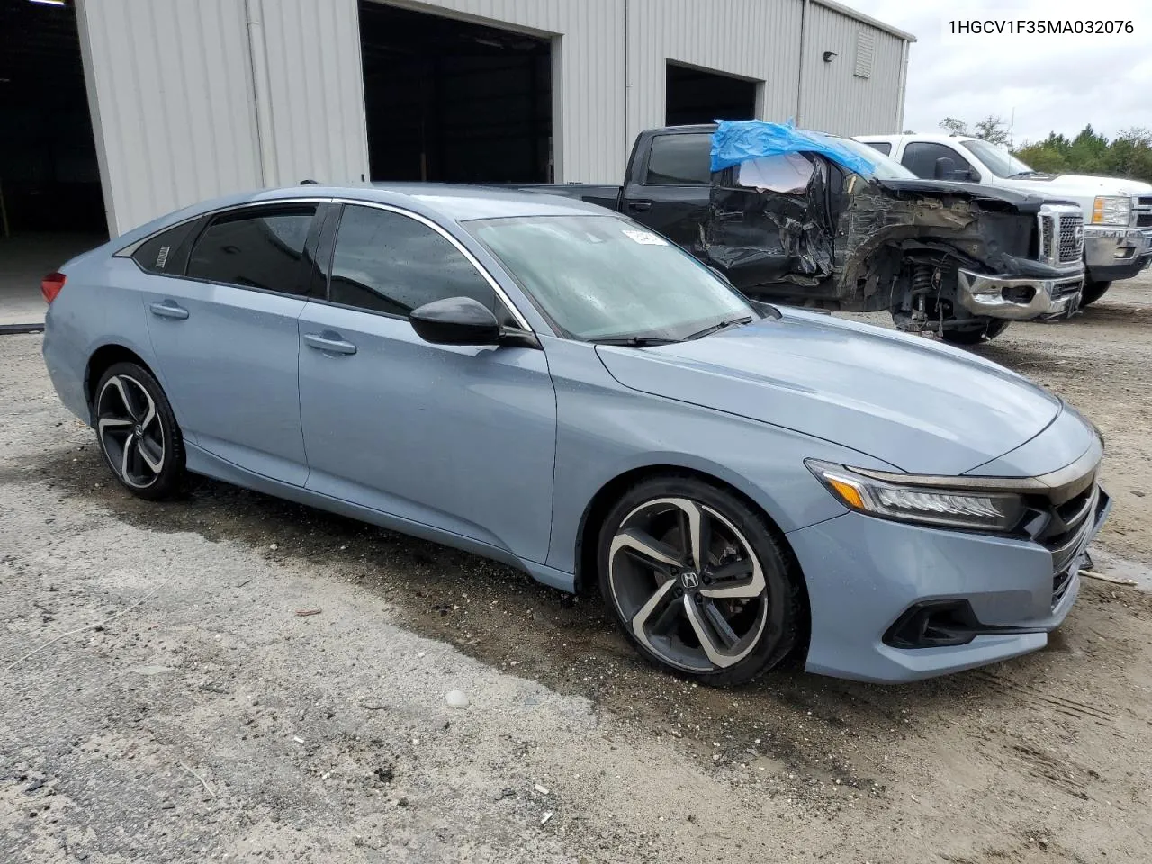 2021 Honda Accord Sport VIN: 1HGCV1F35MA032076 Lot: 72644614