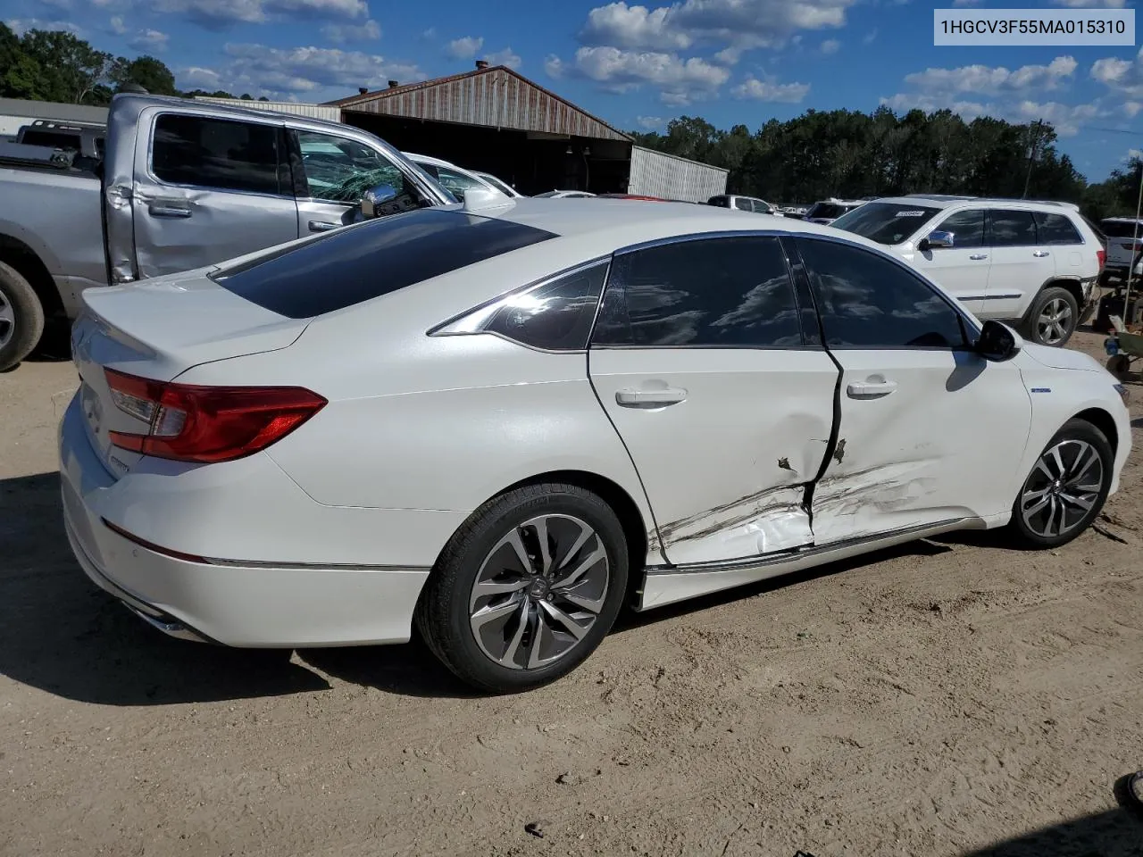 2021 Honda Accord Hybrid Exl VIN: 1HGCV3F55MA015310 Lot: 73089244