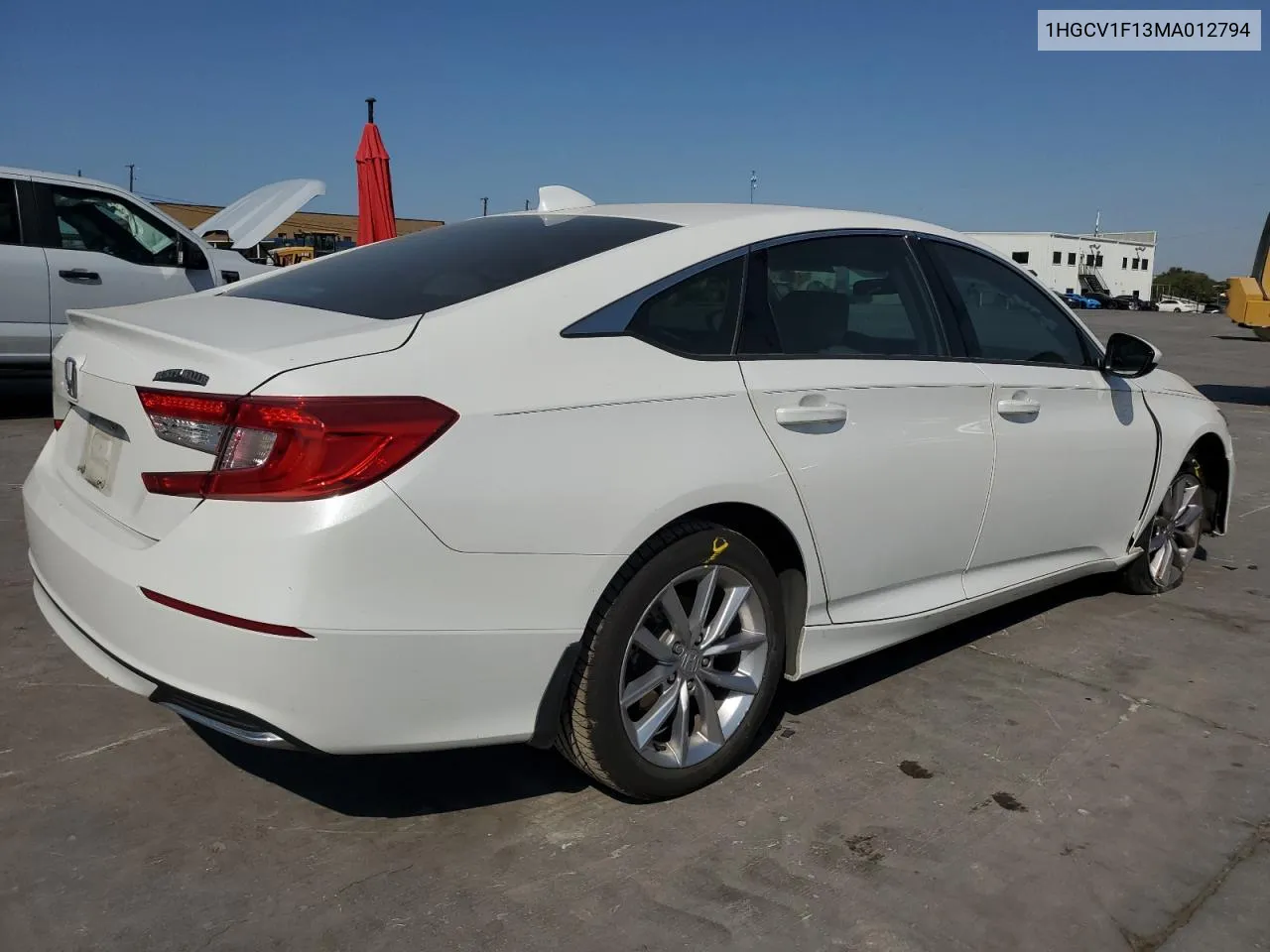 2021 Honda Accord Lx VIN: 1HGCV1F13MA012794 Lot: 73746494