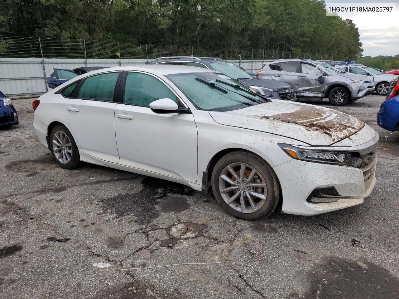 2021 Honda Accord Lx VIN: 1HGCV1F18MA025797 Lot: 73887964