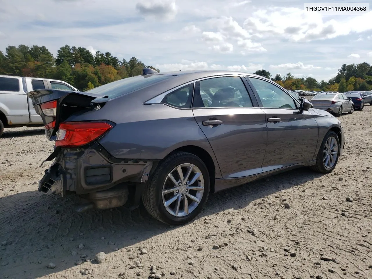 2021 Honda Accord Lx VIN: 1HGCV1F11MA004368 Lot: 74093314