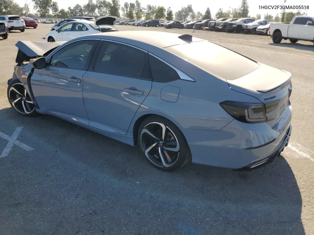 2021 Honda Accord Sport VIN: 1HGCV2F30MA005518 Lot: 74333124