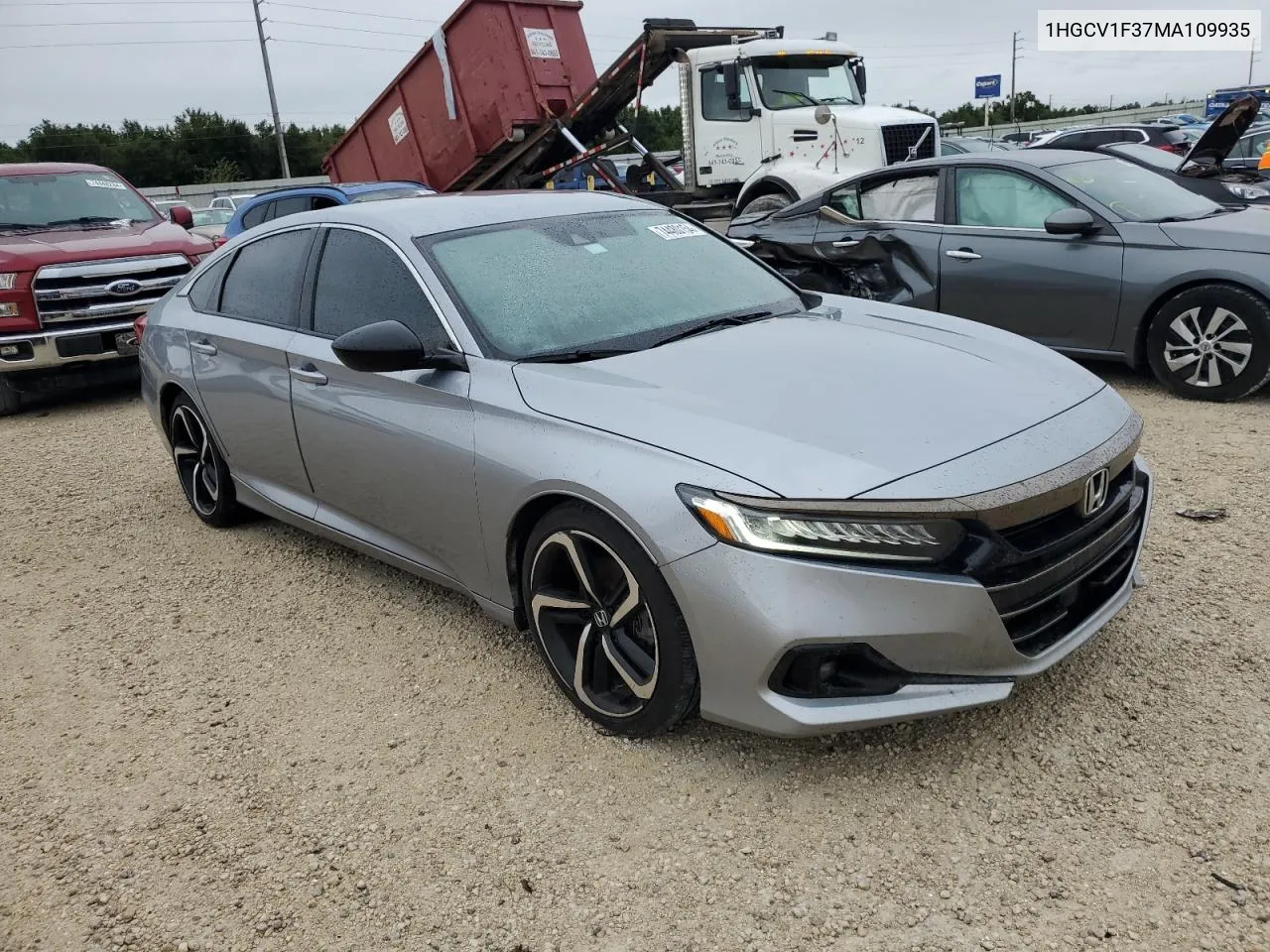 2021 Honda Accord Sport VIN: 1HGCV1F37MA109935 Lot: 74480154