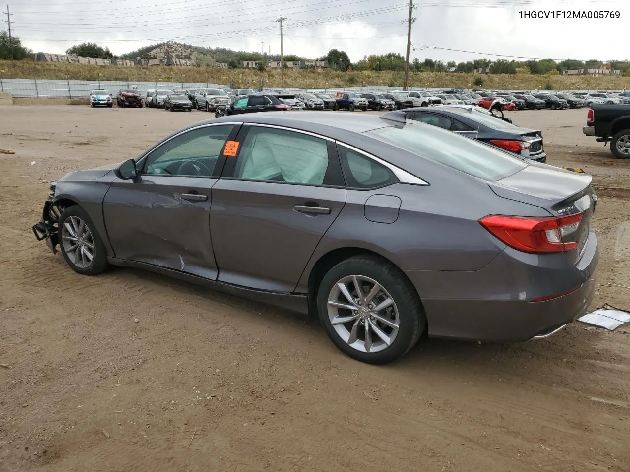 2021 Honda Accord Lx VIN: 1HGCV1F12MA005769 Lot: 74701254