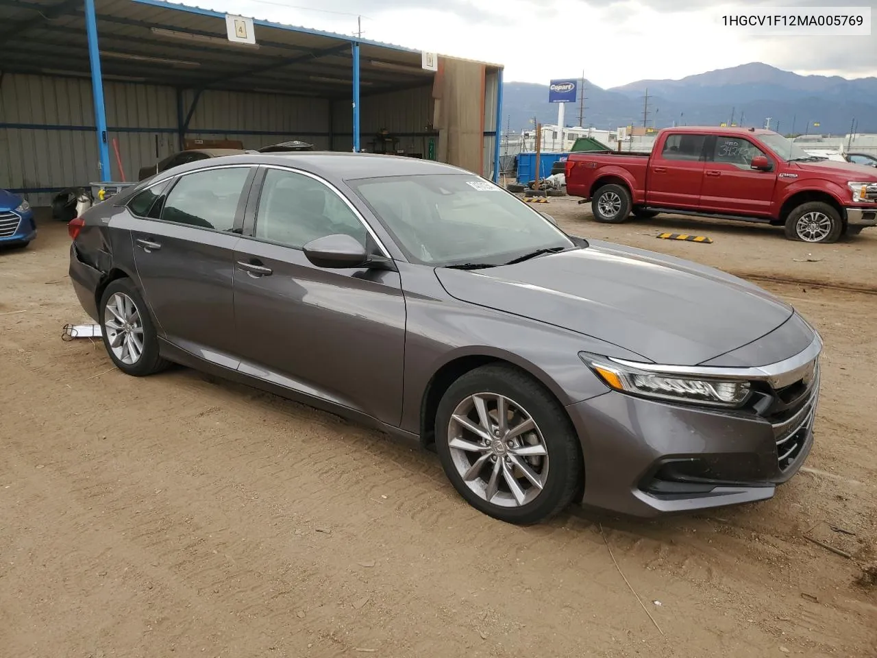 2021 Honda Accord Lx VIN: 1HGCV1F12MA005769 Lot: 74701254